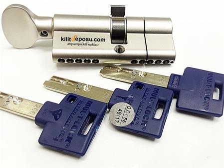 Mul-T-Lock İnteraktif  Barel KGB Mandallı 28+10+33=71 mm 3 Anahtarlı