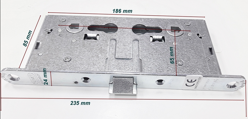 MUL-T-LOCK Yangına Dayanıklı Panik Fonksiyonlu Gömme Kilit 